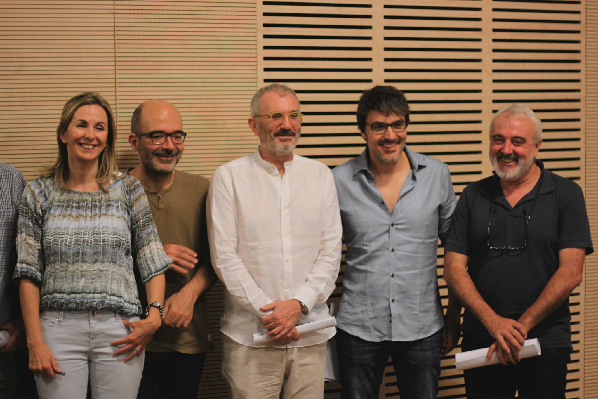Mar Gómiz, Ángel Salguero, Antonio Valero, Jordi Ballester y Paco Alegre.