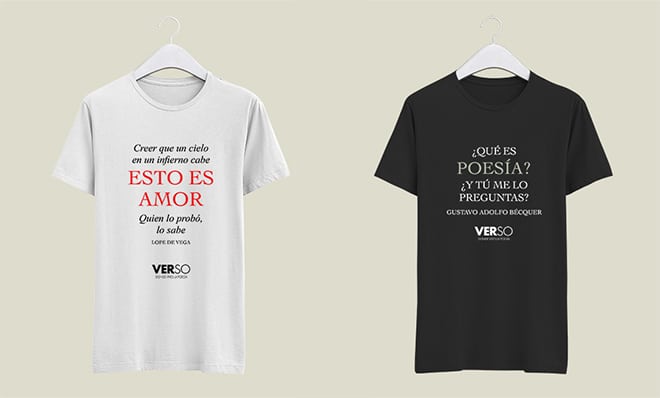 Camisetas de poesía de Poética 2.0