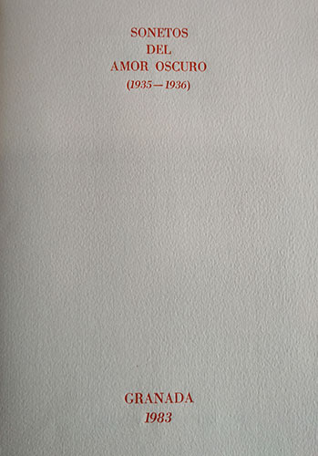 Primera página de la edición 'pirata' de los sonetos.